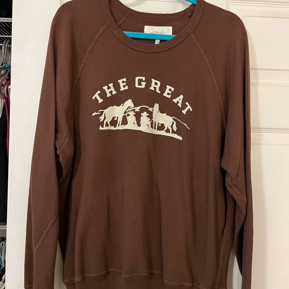 THE GREAT. College Sweatshirt